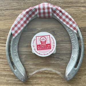 Authentic Silver Horseshoe Churchill Downs Louisville Kentucky Derby Souvenir